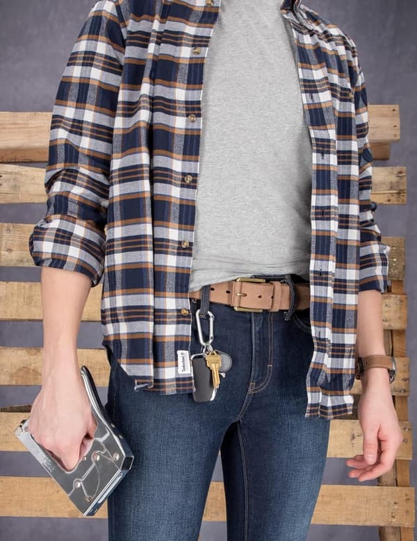40mm Timberland PRO Men's Leather Work Belt, Wheat