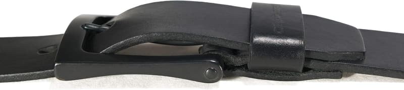 Men's Rugged Burnished Leather Box Belt