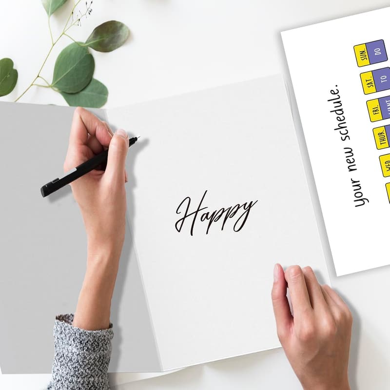 Funny Retirement Card for Dad & Mom, Humorous New Job Gift