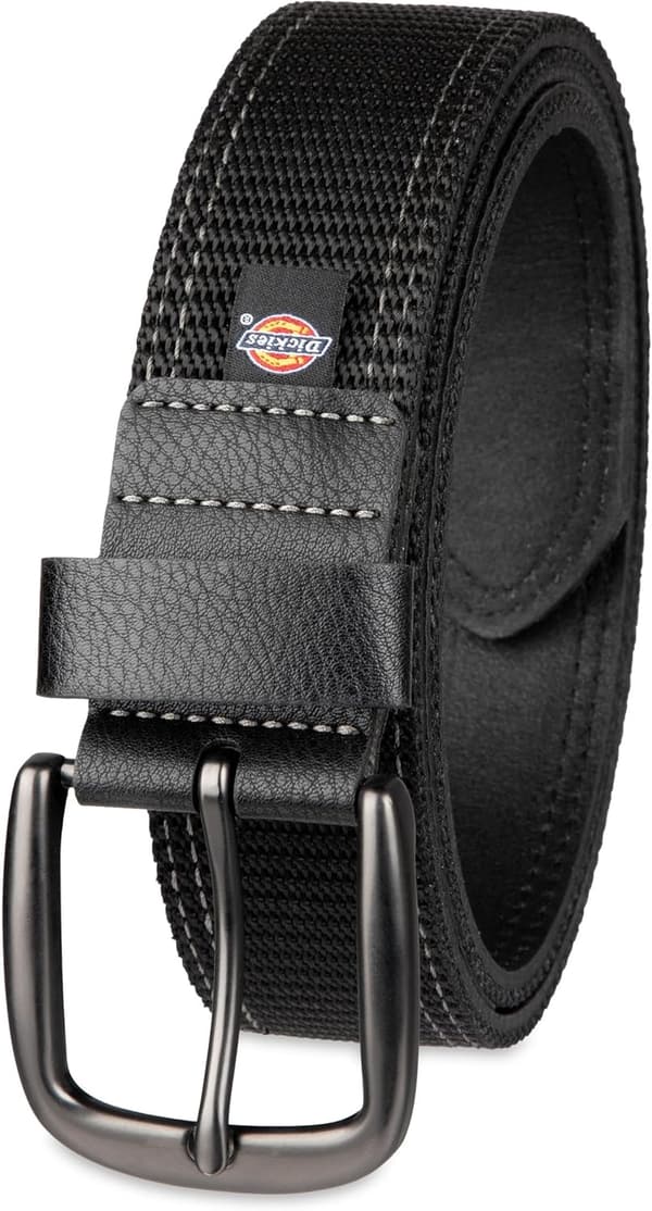 Men's Casual Leather Belt by Dickies