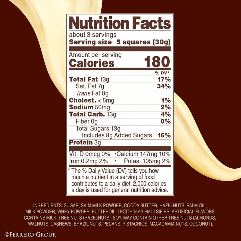 White Chocolate Hazelnut Chocolate Bars - 8 Pack