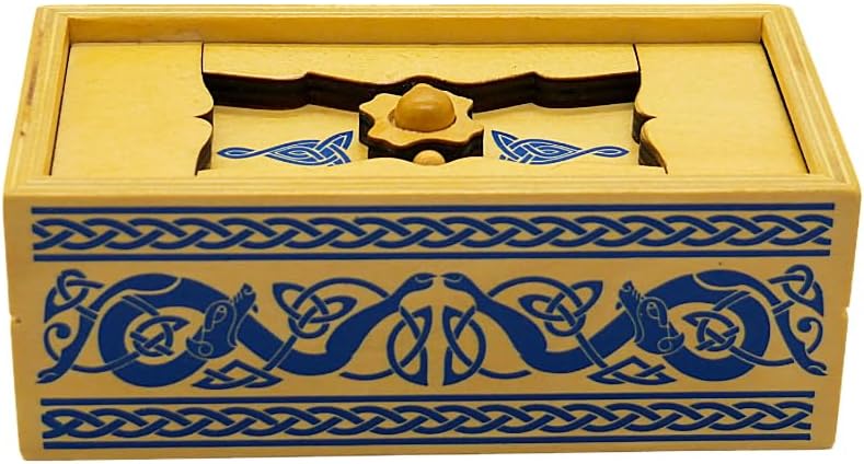 Viking Sea Chest Wooden Puzzle Box – Gift for Ages 8+