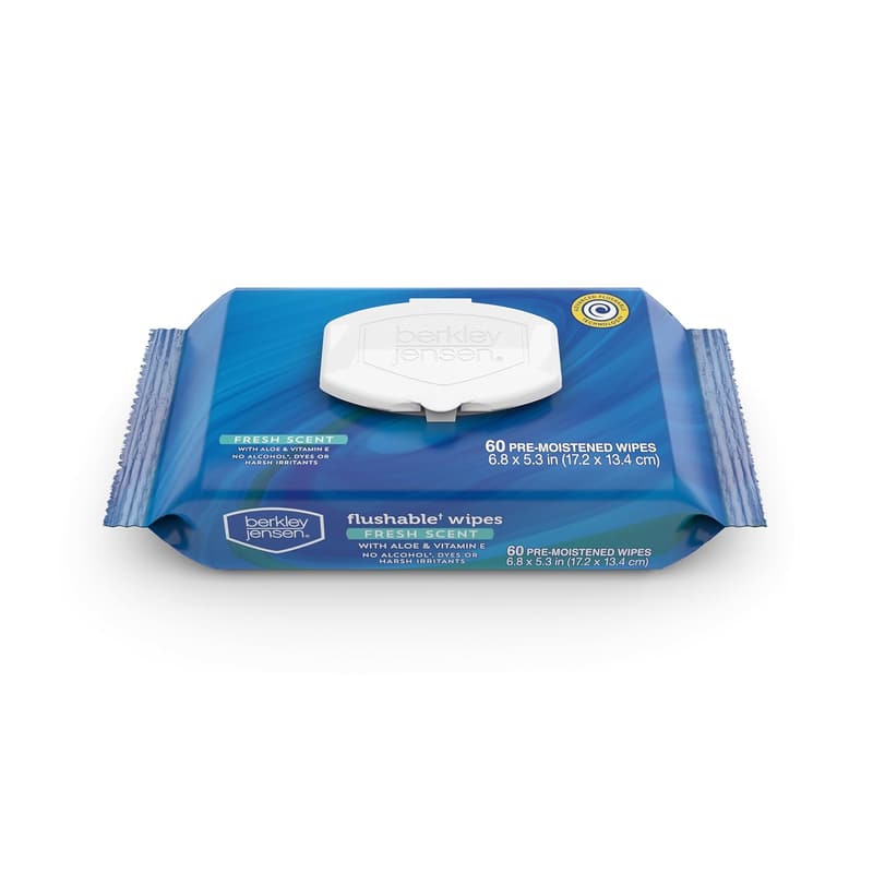 Flushable Adult Wet Wipes with Aloe & Vitamin E - 540 Total