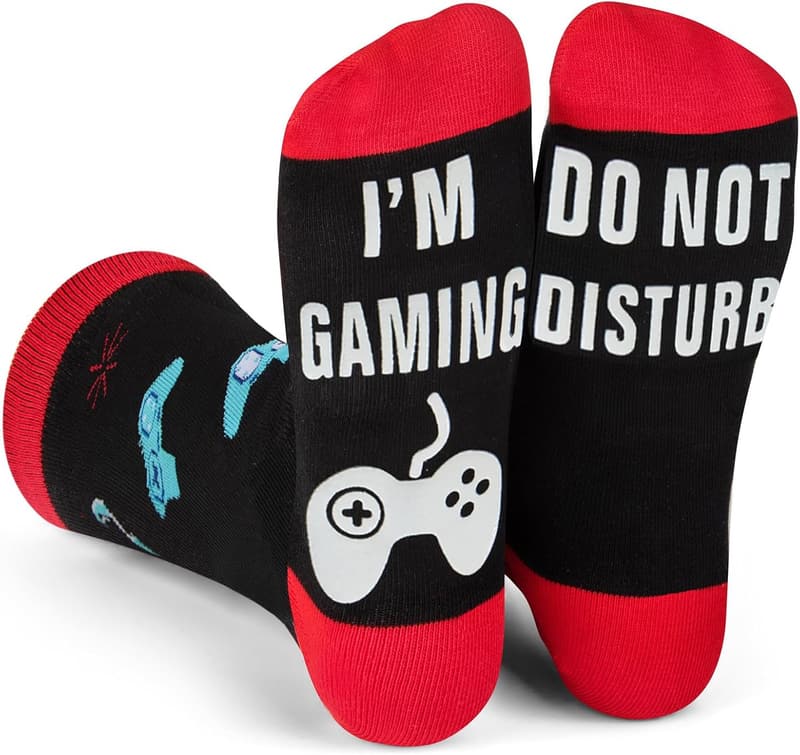 Funny Gamer Socks for Men - Perfect Stocking Stuffers