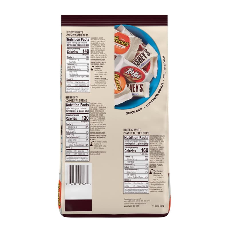 Assorted White Creme Candy Party Pack - 31.6 oz