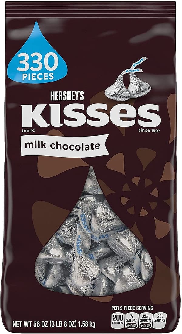 Hershey's Milk Chocolate Kisses, 56 oz. Bag