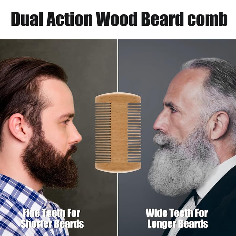 Father's Day Beard Brush Gift for Men and Dads