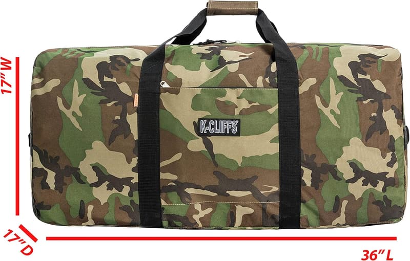 Large Heavy Duty Cargo Duffel Bag for Sports Equipment