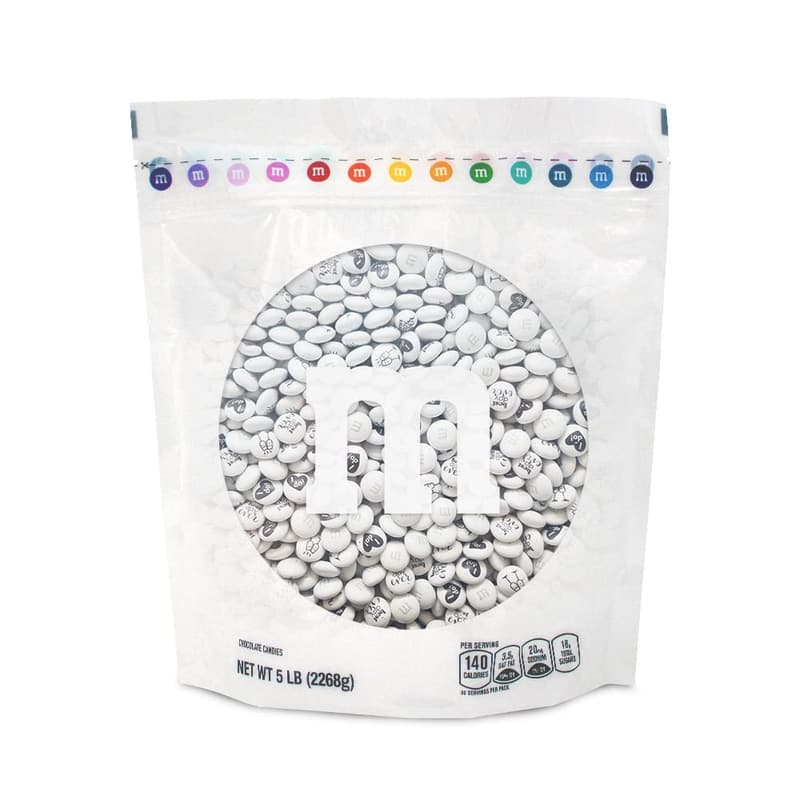 Wedding M&M'S Chocolate Candies - 5lbs Just Married Assortment
