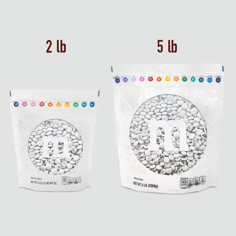 Wedding M&M'S Chocolate Candies - 5lbs Just Married Assortment