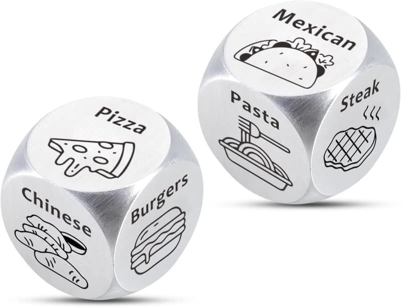 Valentine's Day Couples Food Dice Set - 2 PCS Gift