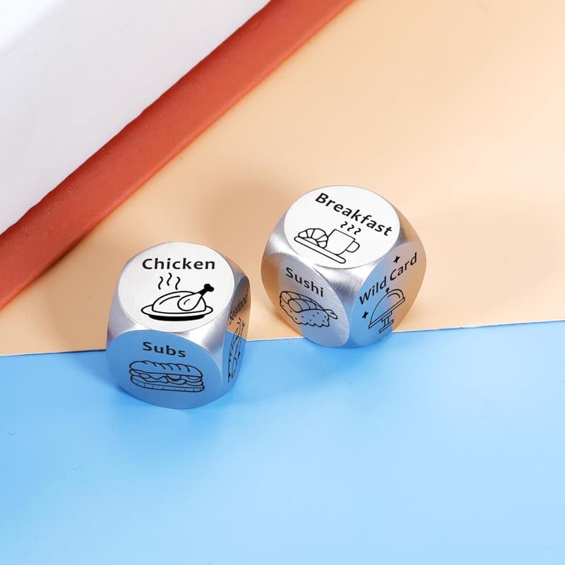 Valentine's Day Couples Food Dice Set - 2 PCS Gift
