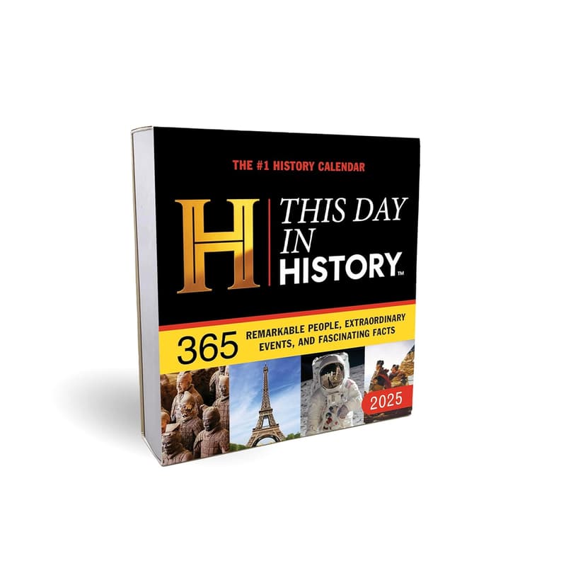 History Channel Boxed Calendar 2025: 365 Remarkable Events
