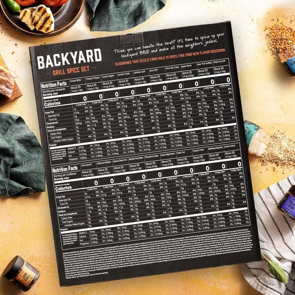 BBQ Grilling Spice Set - 20 Unique Seasonings for Men