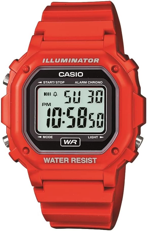 Men's Digital Watch with Illuminator and 7-Year Battery
