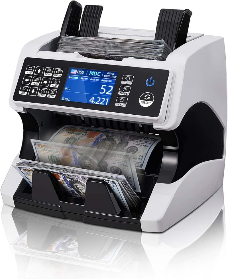 MUNBYN IMC01 Money Counter Machine with Counterfeit Detection