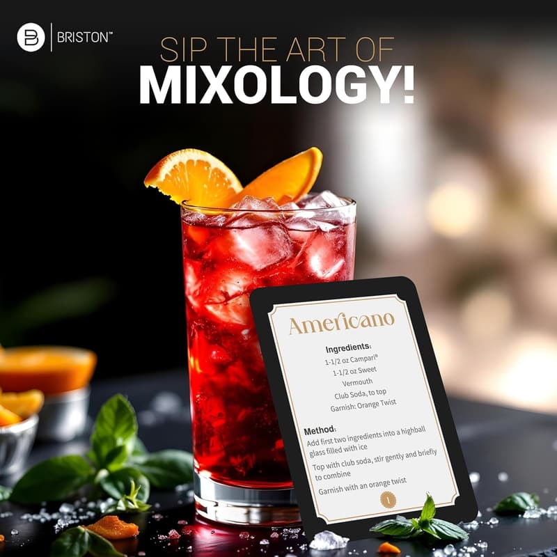 Cocktail Recipe Flash Cards: 52 Easy Mixology Guides