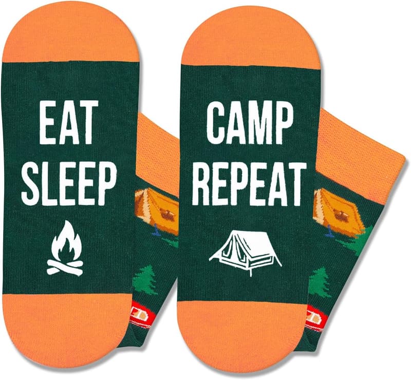 Sports Lovers Gift Set - Unique Socks for Camping, Skiing & Yoga