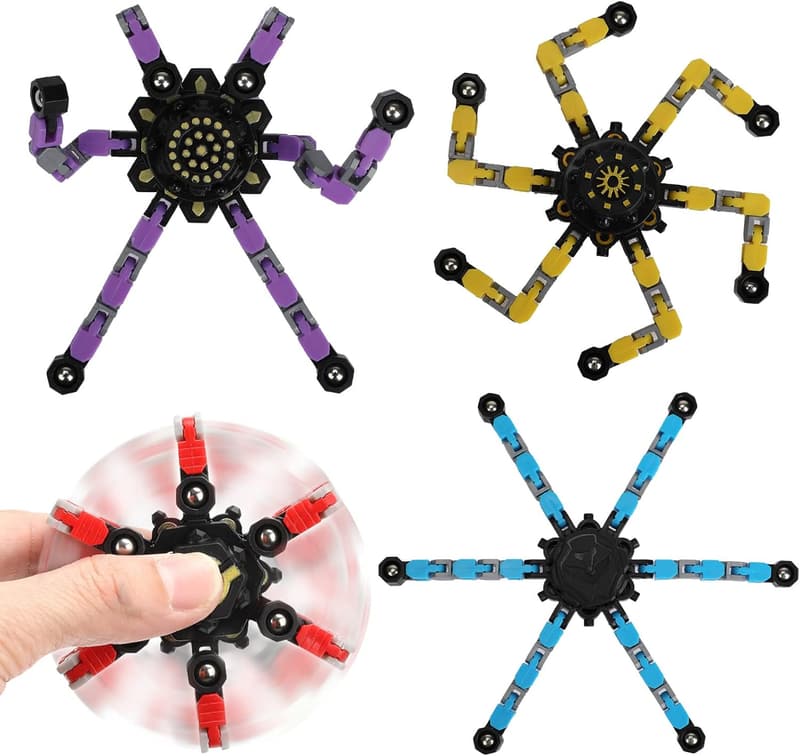 Transformable Fidget Spinner Set - Stress Relief Toys for All
