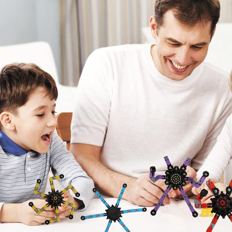Transformable Fidget Spinner Set - Stress Relief Toys for All