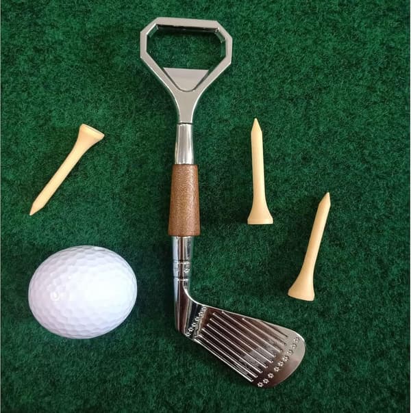 Golf Gift: Zinc Alloy Bottle Opener for Golf Lovers