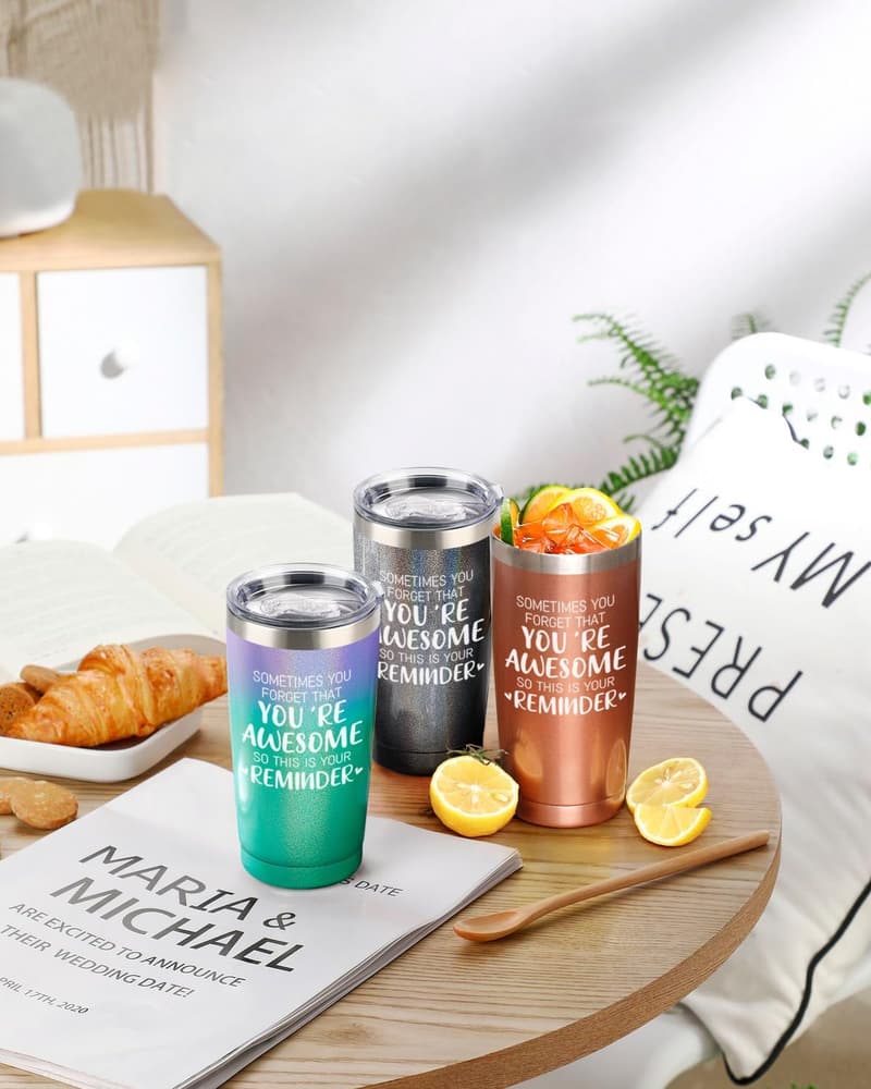 Inspirational 20oz Coffee Tumbler for Her