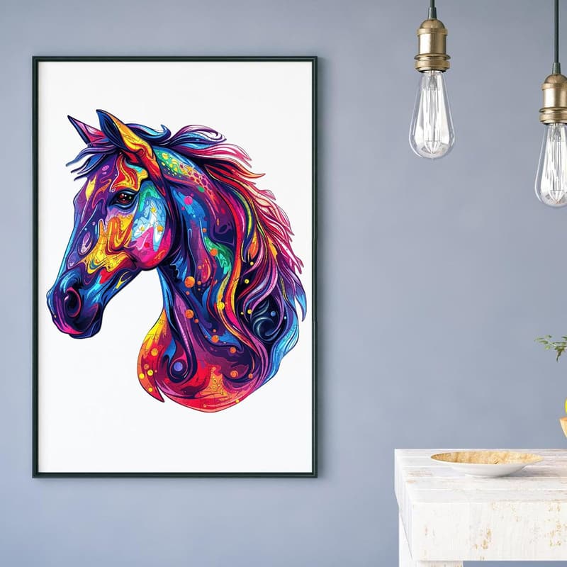 Unique Wooden Animal Jigsaw Puzzle - 200 Pieces for Adults & Kids