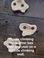 Large Kids Rock Climbing Holds - 50 Screw-On Grips