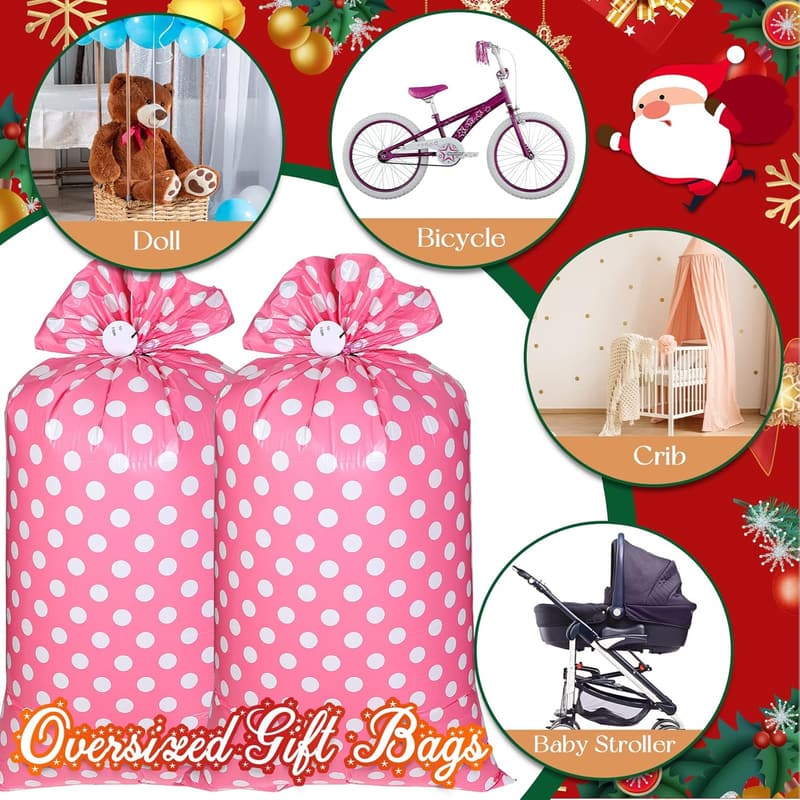 Extra Large Jumbo Bike Gift Bag for Christmas & Birthdays