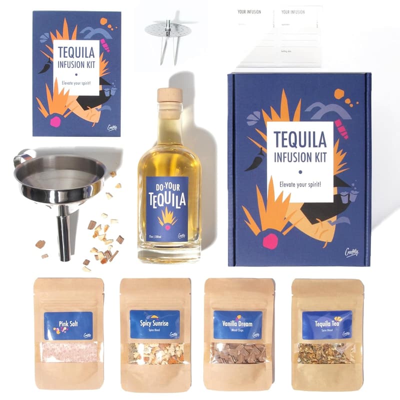 Tequila Infusion Kit - Plant-Based Cocktail Set for Birthdays