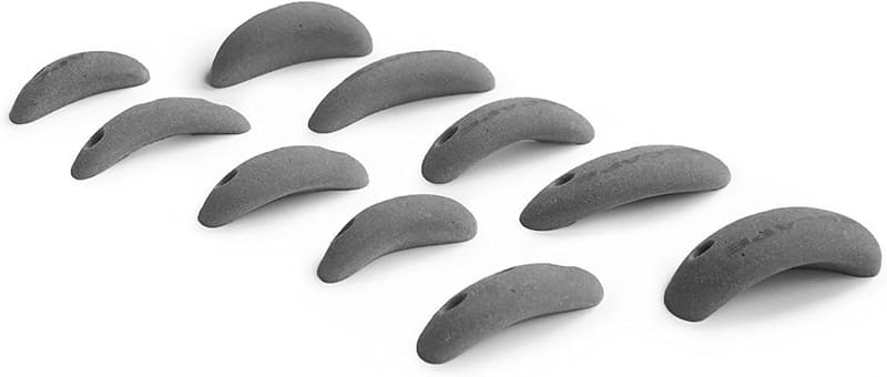 Beginner-Friendly Premium Plastic Rock Climbing Holds - 10 Pack
