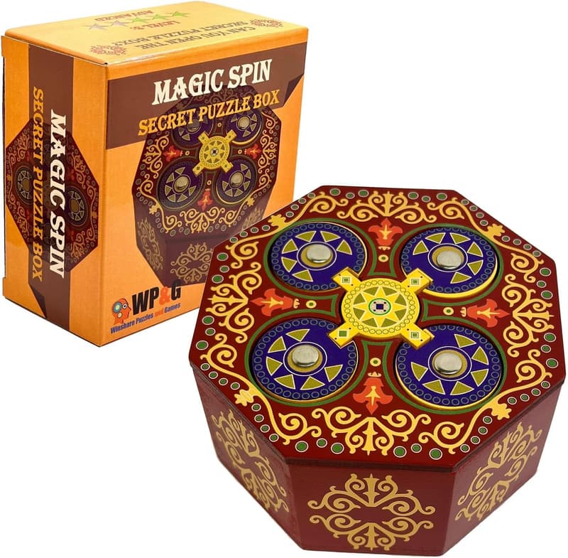 Wooden Puzzle Box - Secret Gift Card & Money Holder
