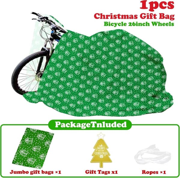 Christmas Extra Large Bicycle Gift Bag - 71