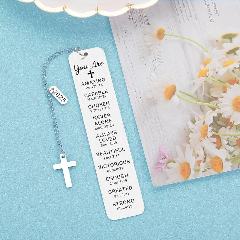 First Communion Gift: Religious Bookmark for Teen Girls