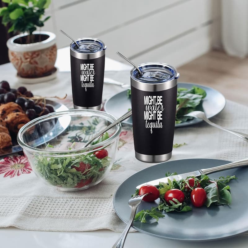 Tequila Gifts: 20 oz Insulated Stainless Steel Tumbler