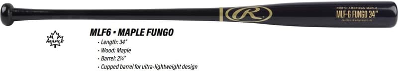 Rawlings Maple FUNGO Training Bat | Baseball/Softball