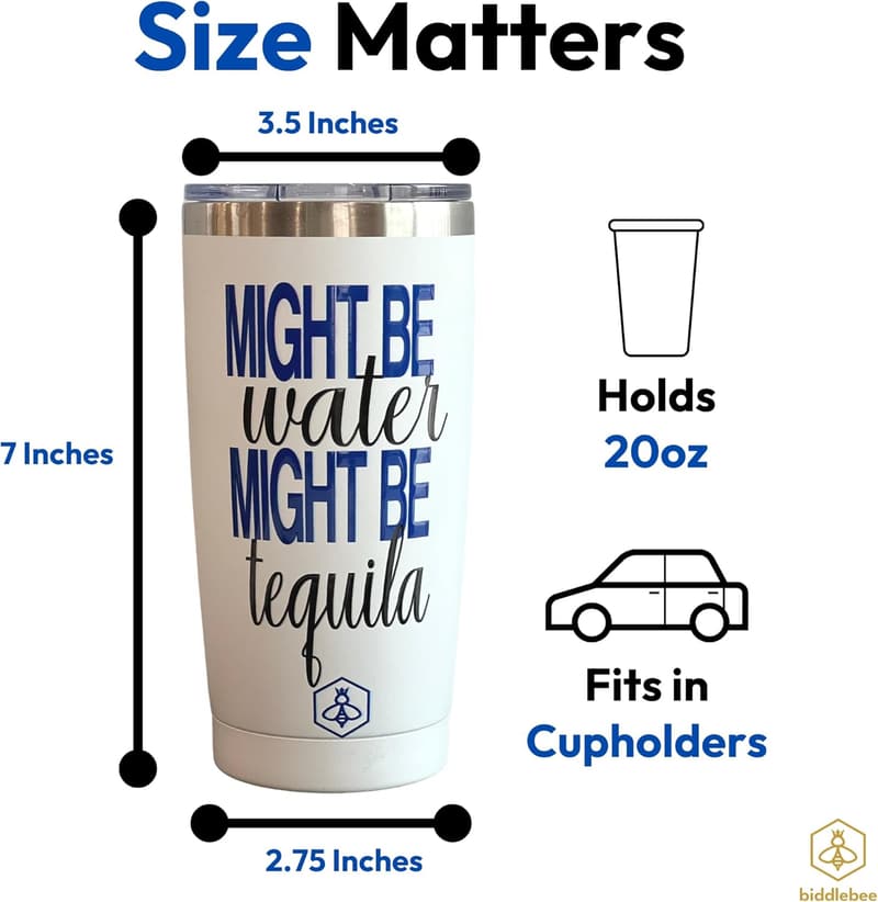 Insulated 20oz Stainless Steel Coffee Tumbler – Birthday Gift for Women