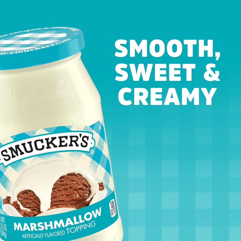 Marshmallow Flavored Topping, 12.25 oz, Pack of 6
