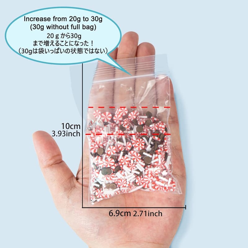 Polymer Clay Fake Sprinkles - 30g Candy Decoration