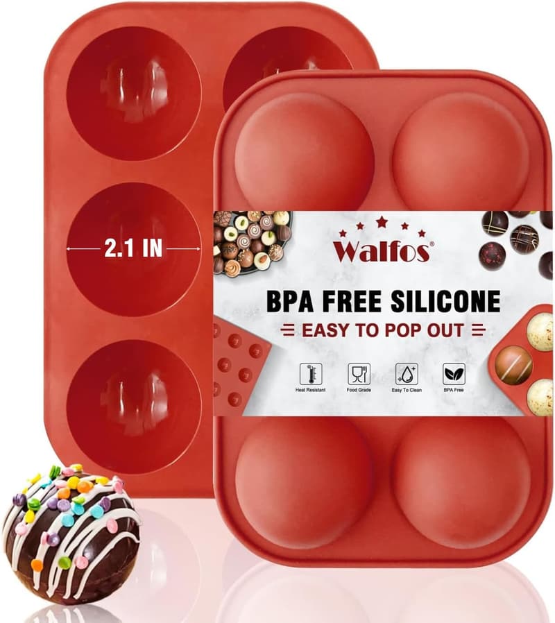 Medium Silicone Hot Chocolate Bomb Mold - 2 Pack