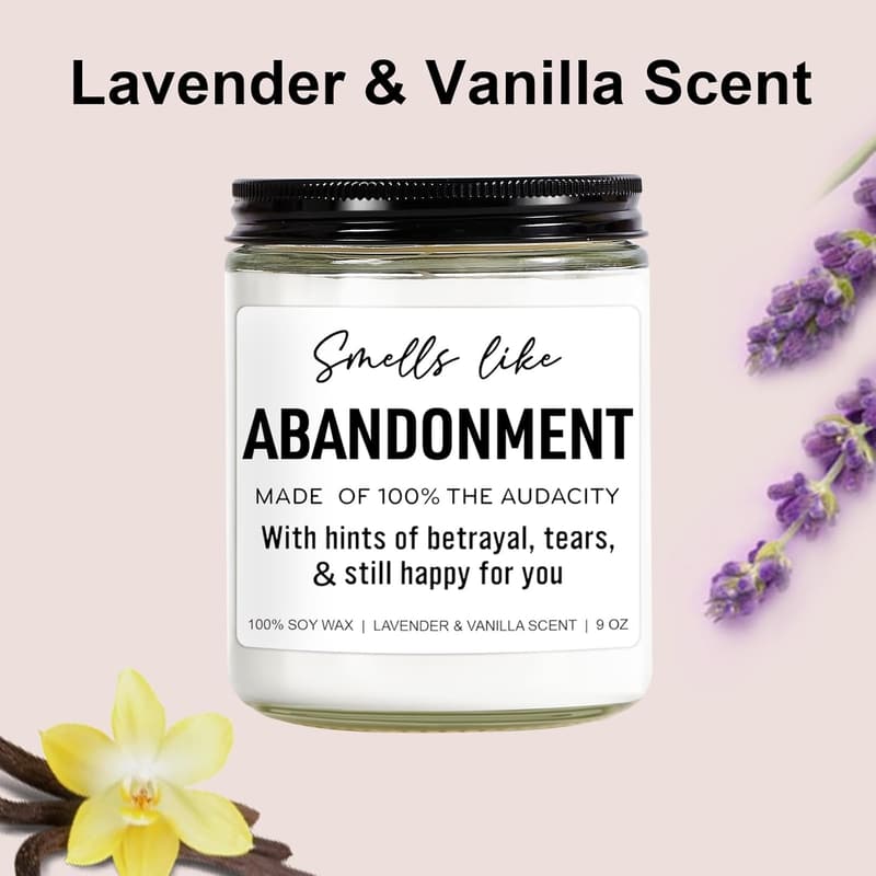 Lavender Scented Candle - Retirement Gift for Coworkers