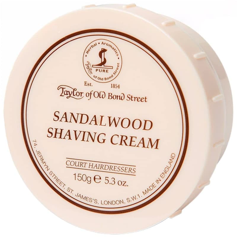 Sandalwood Shaving Cream Bowl – 5.3 oz, Taylor of Old Bond Street