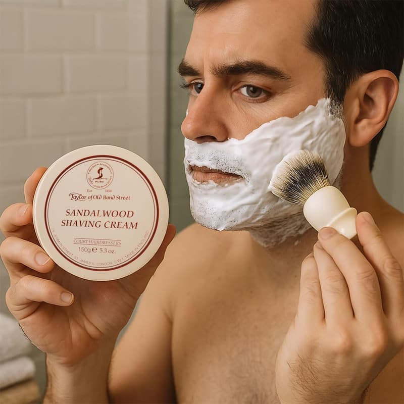 Sandalwood Shaving Cream Bowl – 5.3 oz, Taylor of Old Bond Street
