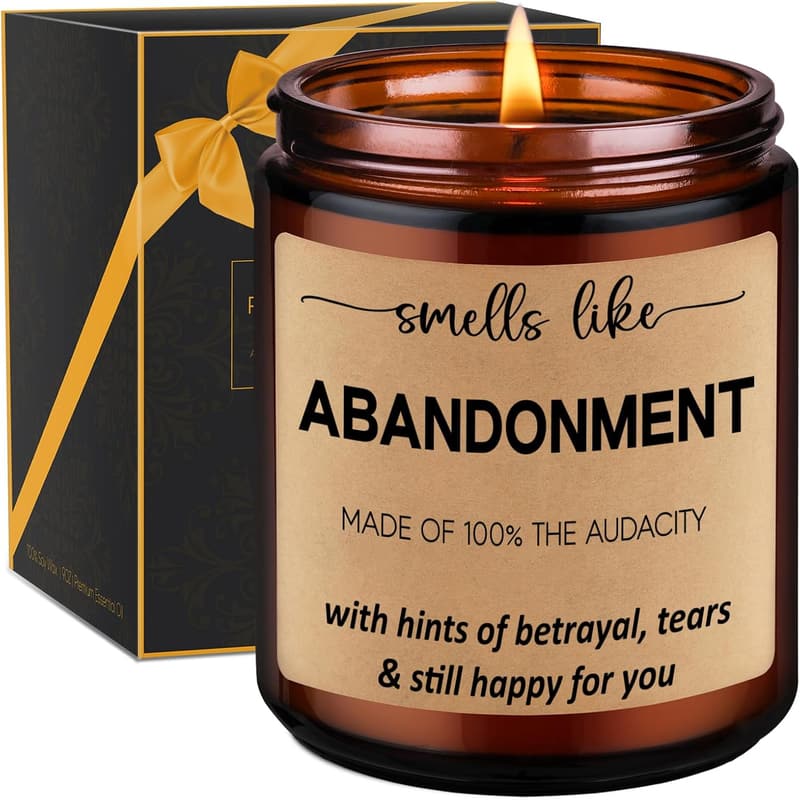 Going Away Scented Candle - Funny Farewell Gift for Friends & Coworkers