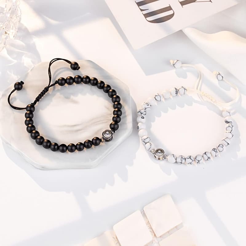 Love You 100 Languages Bracelet for Couples - Anniversary Gift
