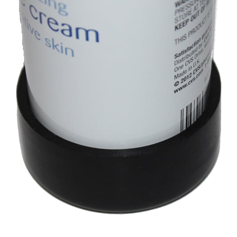 Rust-Resistant Black Shaving Cream Can - Regular Size