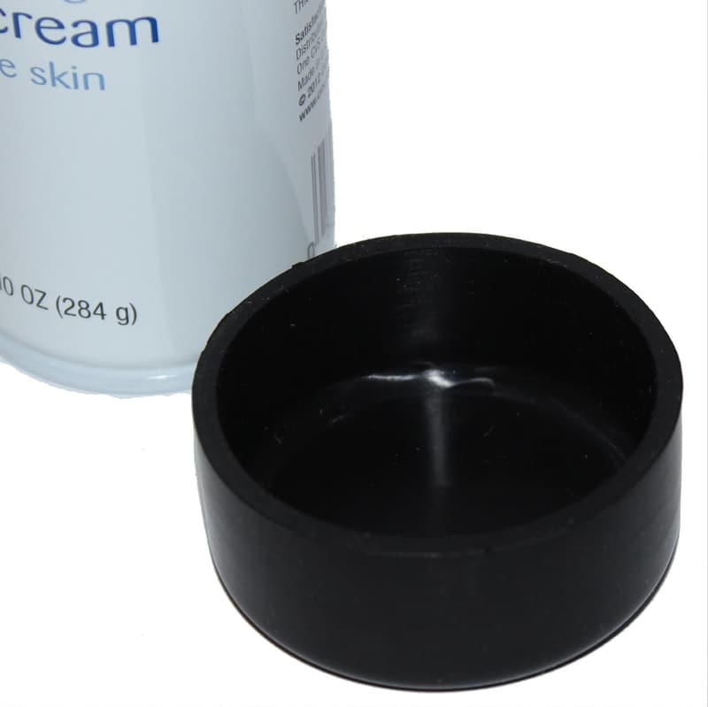 Rust-Resistant Black Shaving Cream Can - Regular Size