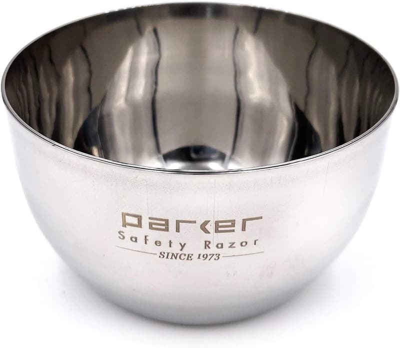 Deluxe Stainless Steel Shaving Bowl for Soap or Cream