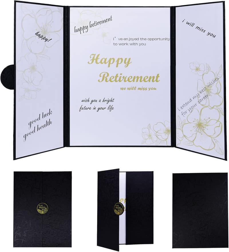 Happy Retirement Jumbo Greeting Card & Signature Board