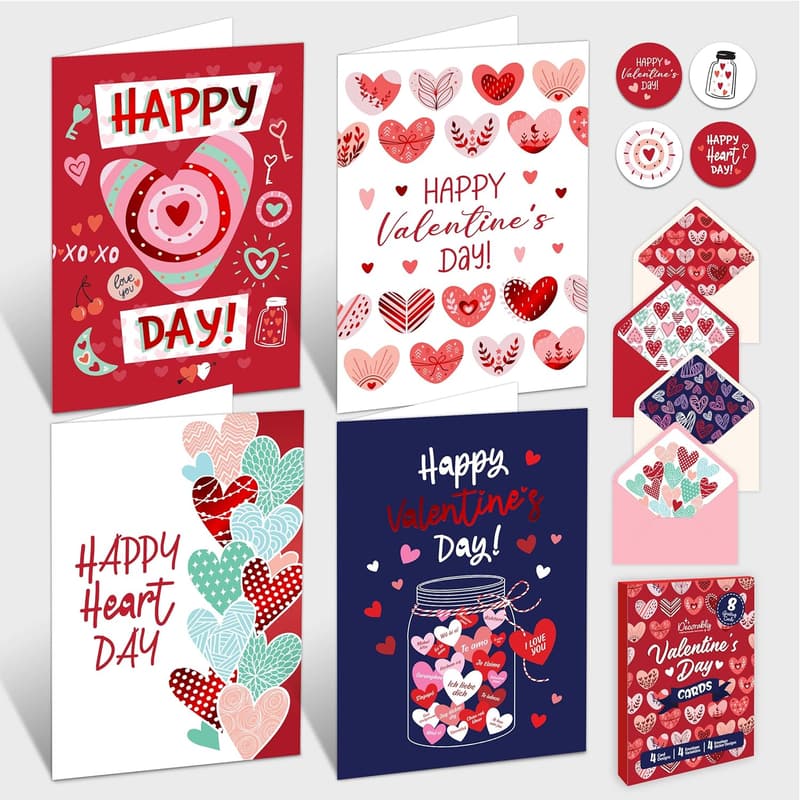 Employee Appreciation Thank You Cards - 24 Pack with Envelopes